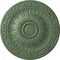Ekena Millwork Lunel Ceiling Medallion (Fits Canopies up to 3 3/4"), 20 1/4"OD x 1 1/2"P, Athenian Green CM20LUAGF - alternate 1